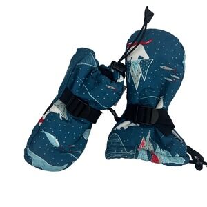 Jan & Jul Kids Mittens XS Thinsulate Waterproof Snow Mittens Arctic Animals